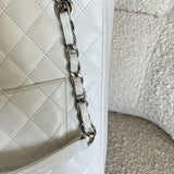 CHANEL Tote White Caviar Quilted Petite Shopping Tote -Knockoff
