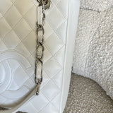 CHANEL Tote White Caviar Quilted Petite Shopping Tote -Knockoff
