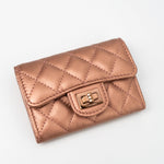 CHANEL Wallet 21A Copper (Rose Gold) 2.55 Flap Card Holder -Knockoff
