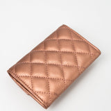 CHANEL Wallet 21A Copper (Rose Gold) 2.55 Flap Card Holder -Knockoff
