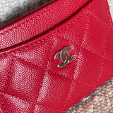 CHANEL Wallet 22S Red Caviar Quilted Card Holder LGHW -Knockoff
