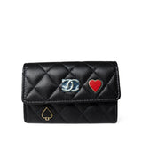 CHANEL Wallet Wallet / Black 23C Coco Casino Flap Card Holder -Knockoff
