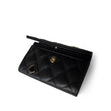 CHANEL Wallet Wallet / Black 23C Coco Casino Flap Card Holder -Knockoff
