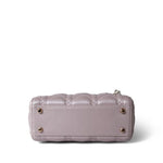 Christian Dior Handbag Lilac Mini Lady Dior Lotus Cannage Pale Lilac Pink Pearlescent Lambskin -Knockoff
