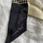 Christian Dior Scarf Dior 30 Montaigne Mitzah Scarf - Black and White -Knockoff
