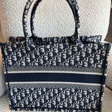 Christian Dior Tote Dior Blue Book Tote Oblique Medium -Knockoff
