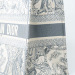 Christian Dior Tote Grey Dior Canvas Book Tote Small Toile De Jouy Grey -Knockoff
