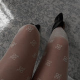 Fendi Tights Cream Fendi Tights Ivory - SMALL -Knockoff
