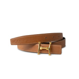 Hermes Belt Brown Hermes Black x Brown Reversible Belt Gold Hardware -Knockoff
