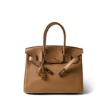 Hermes Birkin 30 Biscuit Togo Gold Plated U Stamp -Knockoff
