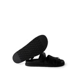 Hermes Black Chypre Sandals Black Calfskin 40.5 / 10.5 US -Knockoff
