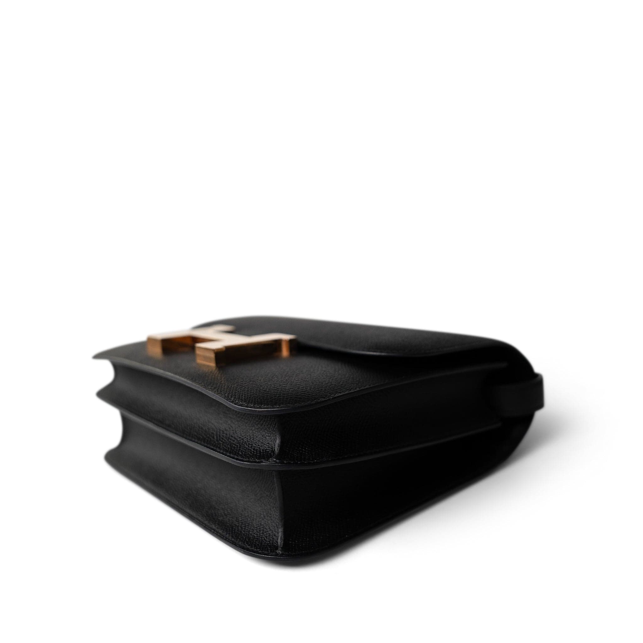 Hermes Black Constance 24 Black Epsom Rose Gold Plated C Stamp -Knockoff
