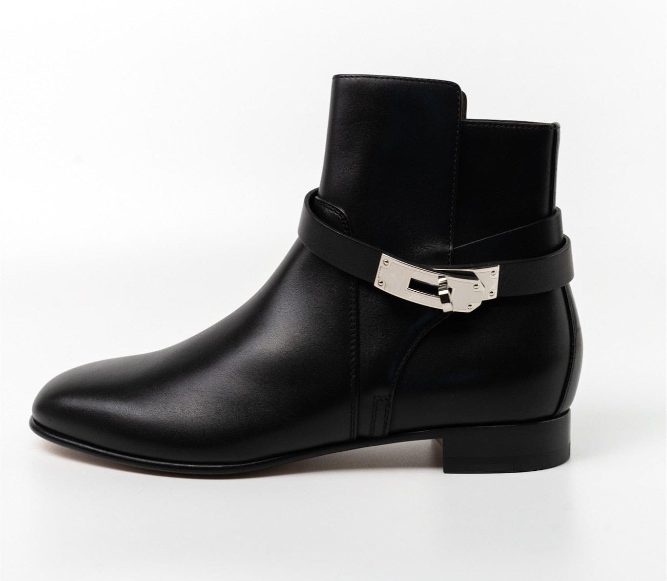 Hermes Boots Black Hermès Black Neo Ankle Boots (Size 37.5) -Knockoff
