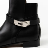 Hermes Boots Black Hermès Black Neo Ankle Boots (Size 37.5) -Knockoff
