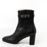 Hermes Boots Black Hermès Calfskin Saint Germain Ankle Boots 38 Black -Knockoff
