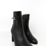 Hermes Boots Black Hermès Calfskin Saint Germain Ankle Boots 38 Black -Knockoff
