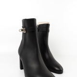 Hermes Boots Black Hermès Calfskin Saint Germain Ankle Boots 38 Black -Knockoff
