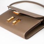 Hermes Clutch Hermès Etoupe Epsom Constance To Go Wallet 18cm Gold Hardware -Knockoff
