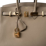 Hermes Handbag Beige Birkin 25 Trench Togo Gold Plated A Stamp -Knockoff
