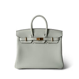 Hermes Handbag Birkin 25 Gris Neve Togo Leather Gold Hardware B Stamp -Knockoff
