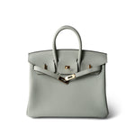 Hermes Handbag Birkin 25 Gris Neve Togo Leather Gold Hardware B Stamp -Knockoff
