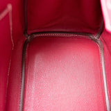 Hermes Handbag Birkin 30 (Candy Model) Rose Tyrien / Rubis Veau Epsom Leather Palladium Plated O Square Stamp -Knockoff
