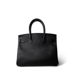 Hermes Handbag Black Birkin 30 Black Epsom Gold Plated Z Stamp -Knockoff
