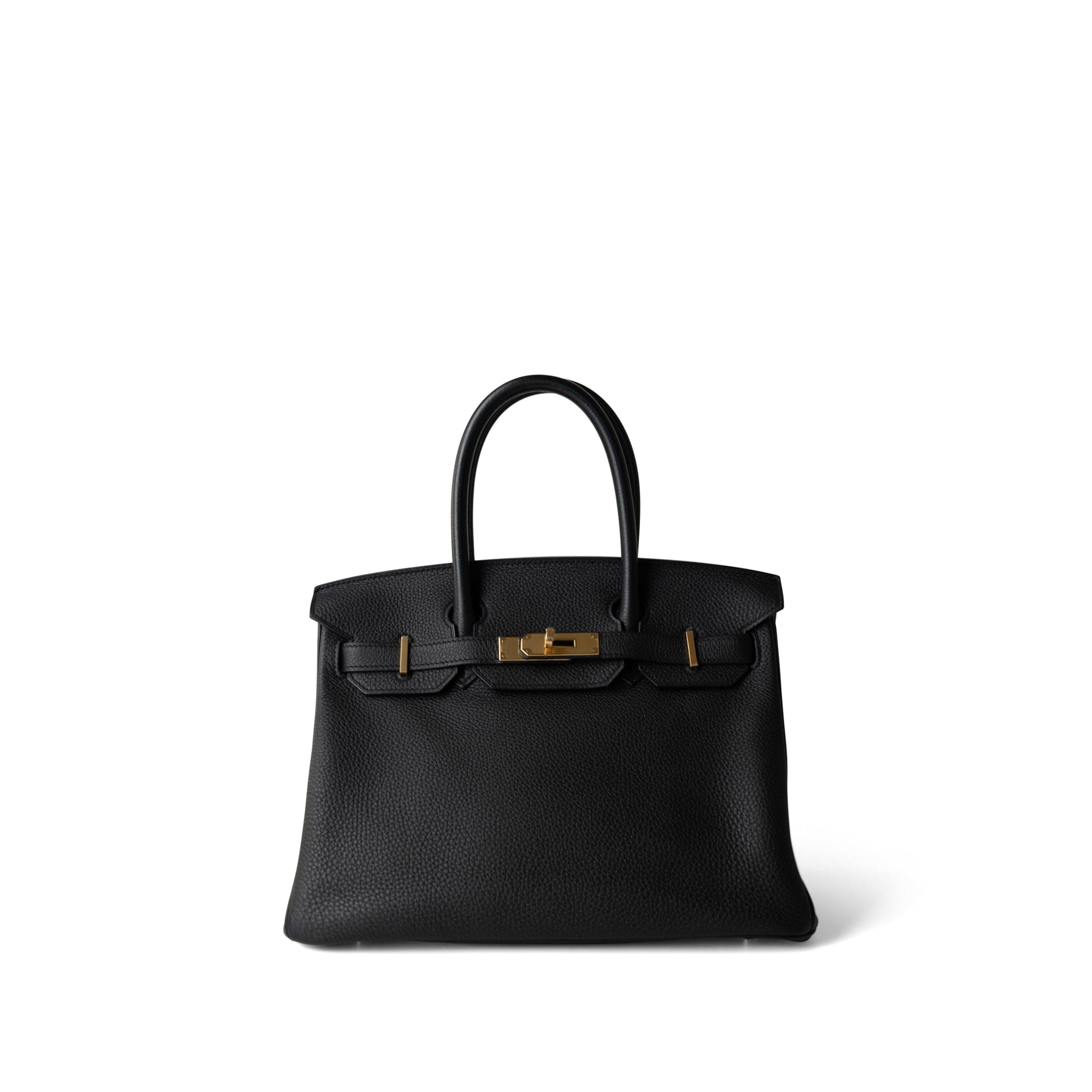 Hermes Handbag Black Birkin 30 Black Togo Gold Plated A Stamp -Knockoff
