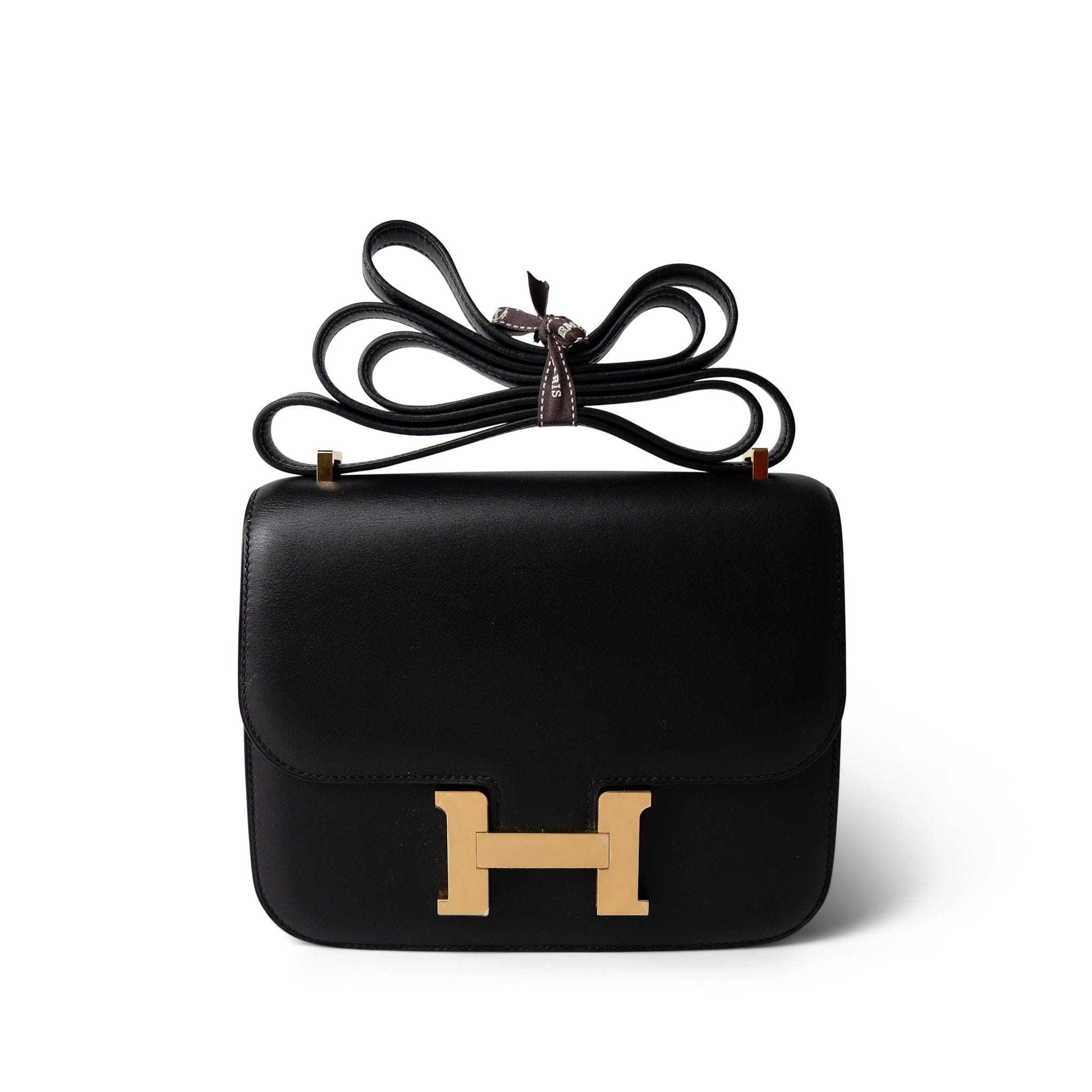 Hermes Handbag Black Constance 18 Black Box Calfskin Gold Plated A Stamp -Knockoff
