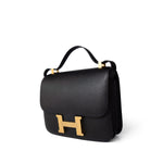 Hermes Handbag Black Constance 24 Black Epsom Gold Plated C Stamp -Knockoff
