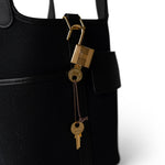 Hermes Handbag Black Hermès Picotin Cargo 18 Black Swift and Toile Canvas Gold Hardware B Stamp -Knockoff
