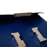 Hermes Handbag Blue / Constance Constance 18 7T Bleu Electrique Chèvre Leather Palladium Plated U Stamp -Knockoff
