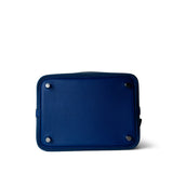 Hermes Handbag Blue Picotin Lock 18 Bleu Royal Swift and Bleu Egee Toile Geoland Cargo Palladium Hardware -Knockoff
