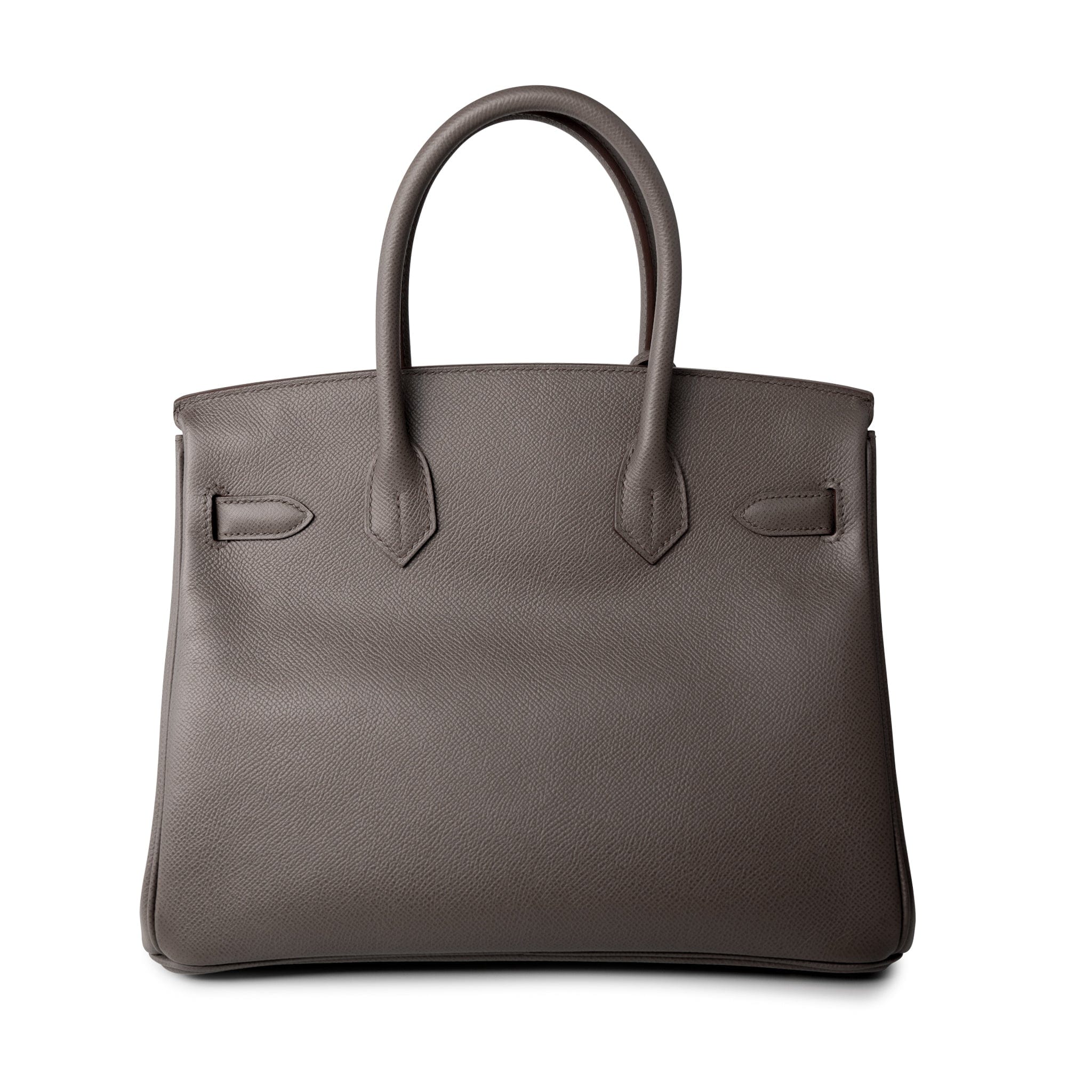 Hermes Handbag Brown Birkin 30 Etain (Greige) Veau Epsom Leather Gold Plated Hardware A Stamp -Knockoff
