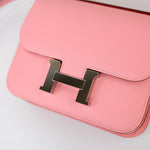 Hermes Handbag Constance 18 Rose Confetti Epsom Leather -Knockoff
