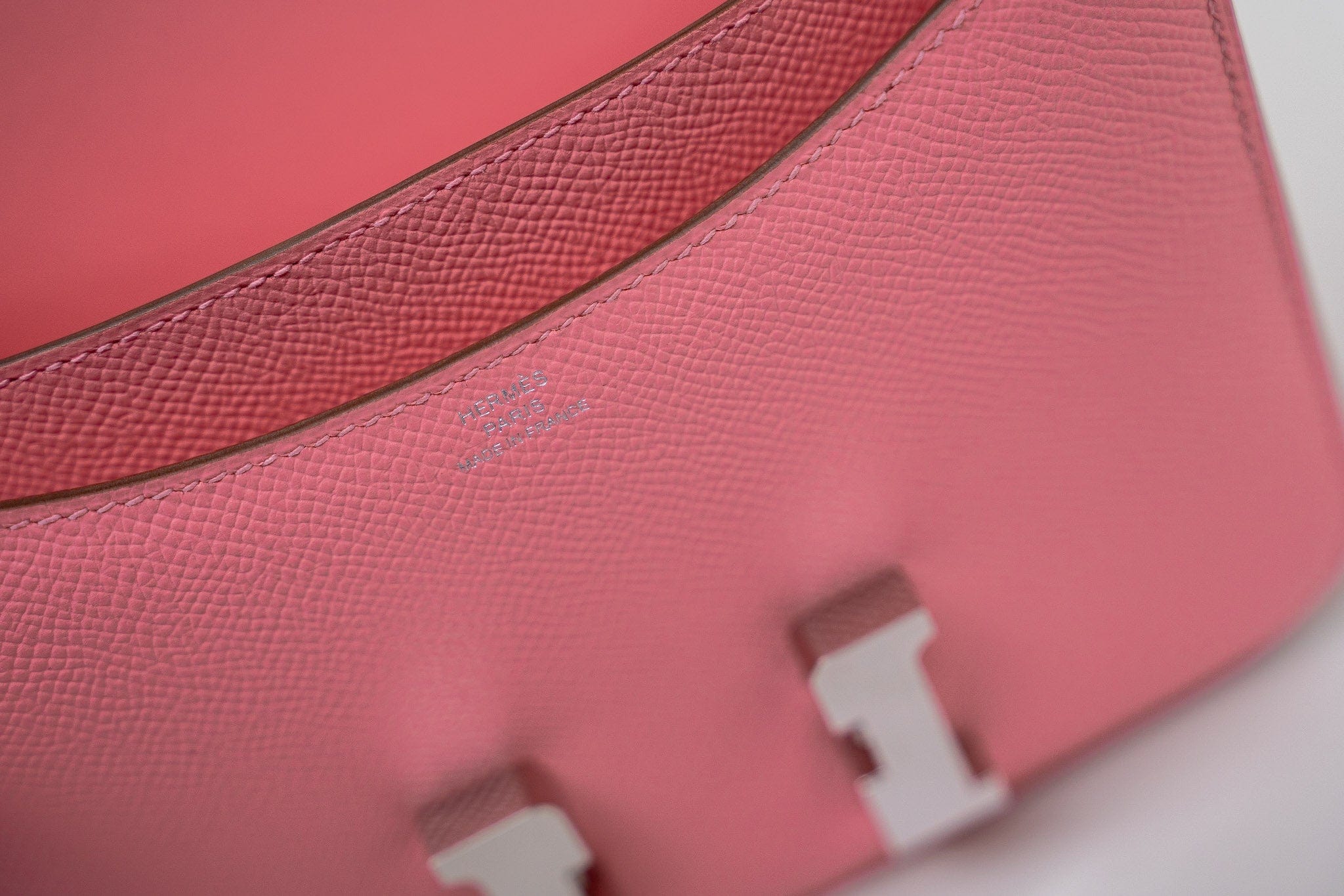 Hermes Handbag Constance 18 Rose Confetti Epsom Leather -Knockoff
