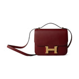 Hermes Handbag Constance / Red Constance 18 Rouge Grenat Veau Epsom Leather Gold Plated A Stamp -Knockoff
