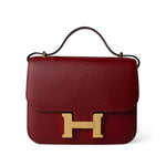 Hermes Handbag Constance / Red Constance 18 Rouge Grenat Veau Epsom Leather Gold Plated A Stamp -Knockoff
