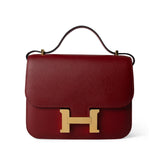 Hermes Handbag Constance / Red Constance 18 Rouge Grenat Veau Epsom Leather Gold Plated A Stamp -Knockoff
