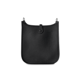 Hermes Handbag Evelyne / Black Taurillon Clemence Evelyne TPM Black w/ Palladium Hardware -Knockoff
