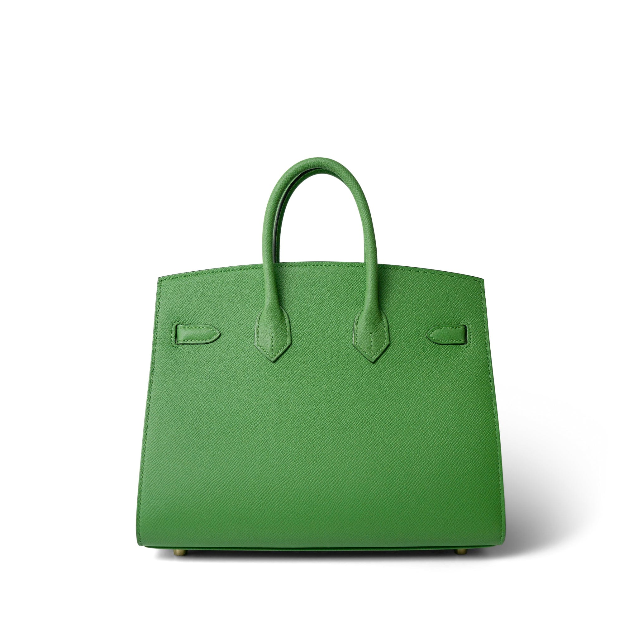 Hermes Handbag Green Birkin 25 Sellier Vert Yucca Epsom Gold Plated B Stamp -Knockoff
