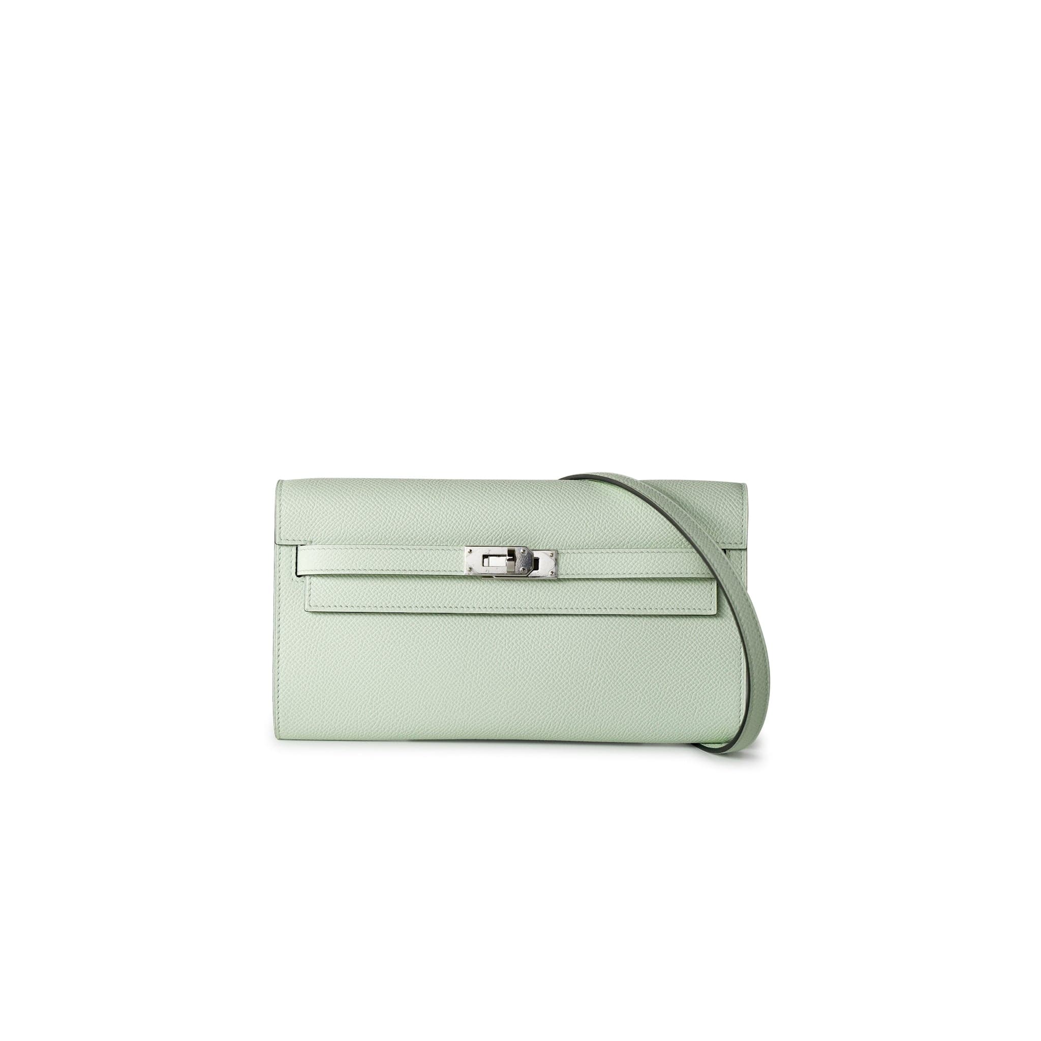 Hermes Handbag Green Kelly To Go Vert Fizz in Epsom Leather with Palladium Hardware B Stamp 2023 -Knockoff
