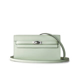 Hermes Handbag Green Kelly To Go Vert Fizz in Epsom Leather with Palladium Hardware B Stamp 2023 -Knockoff
