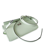 Hermes Handbag Green Kelly To Go Vert Fizz in Epsom Leather with Palladium Hardware B Stamp 2023 -Knockoff
