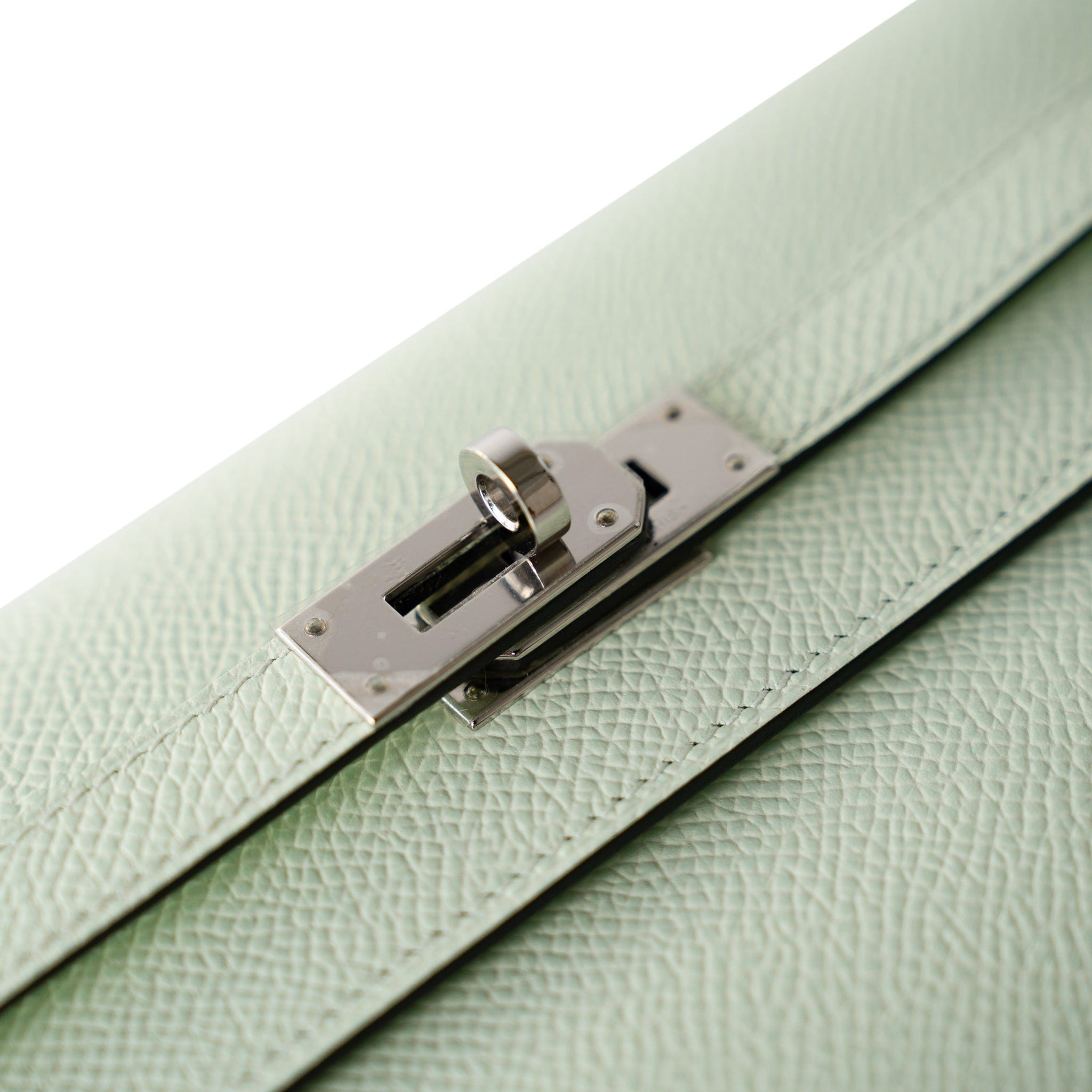 Hermes Handbag Green Kelly To Go Vert Fizz in Epsom Leather with Palladium Hardware B Stamp 2023 -Knockoff
