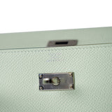 Hermes Handbag Green Kelly To Go Vert Fizz in Epsom Leather with Palladium Hardware B Stamp 2023 -Knockoff
