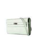 Hermes Handbag Green Kelly To Go Vert Fizz in Epsom Leather with Palladium Hardware B Stamp 2023 -Knockoff
