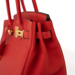 Hermes Handbag Hermes Birkin 30 Rouge de Coeur Togo D Stamp -Knockoff
