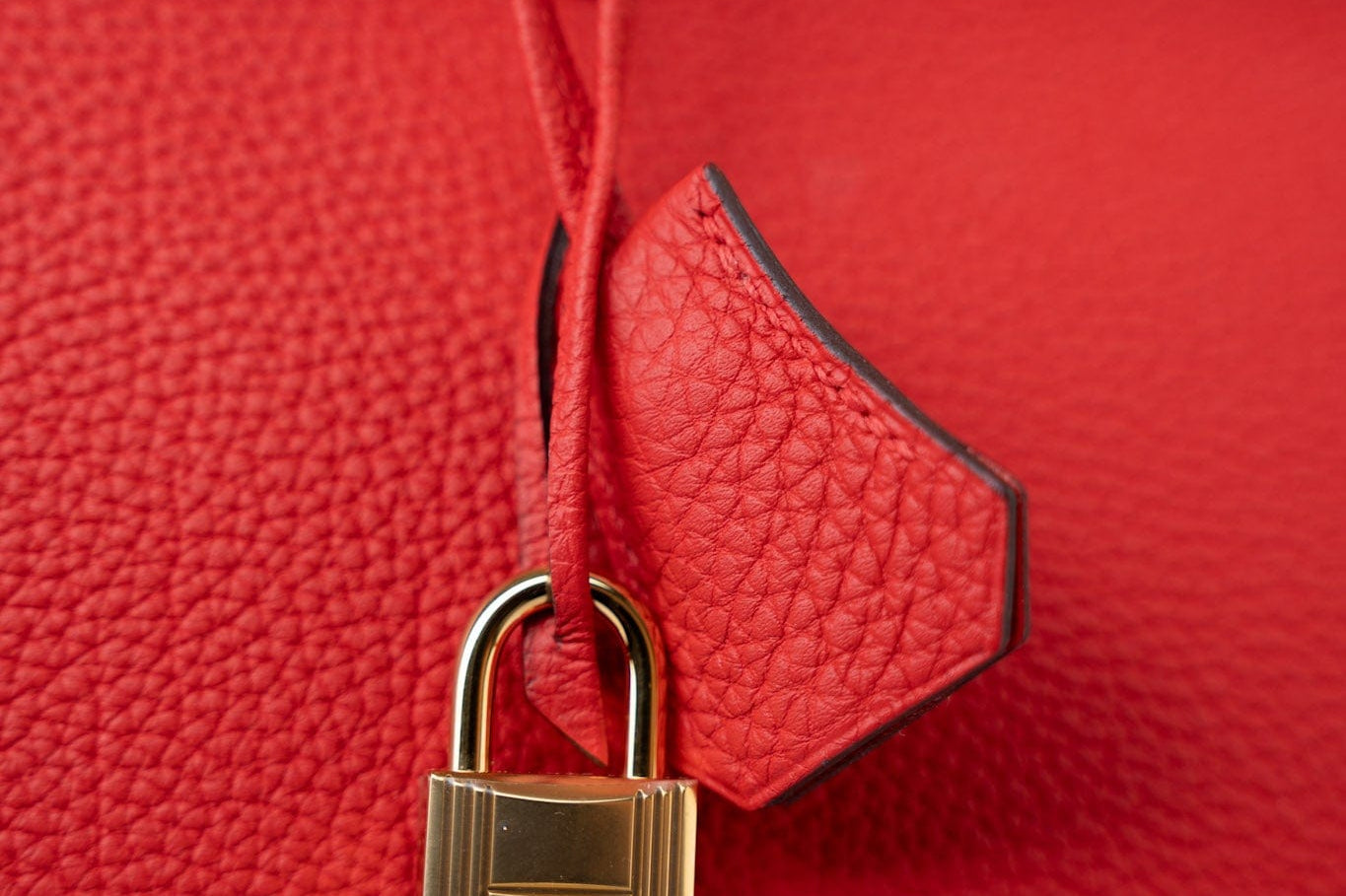 Hermes Handbag Hermes Birkin 30 Rouge de Coeur Togo D Stamp -Knockoff
