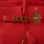 Hermes Handbag Hermes Birkin 30 Rouge de Coeur Togo D Stamp -Knockoff
